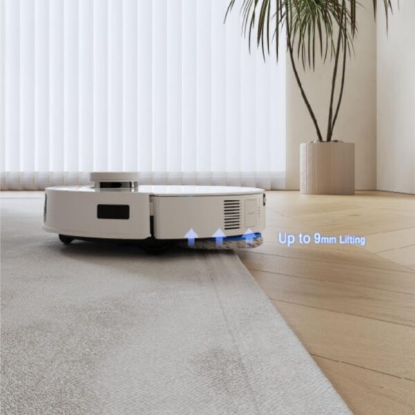 ECOVACS Robot Aspirateur Laveur DEEBOT T30 Pro Omni Mini Station, Nettoyage Humide adaptatif TruEdge, ZeroTangle, 11 000 PA, Nettoyage des serpillières à l'eau Chaude, Nettoyage en Profondeur – Image 2