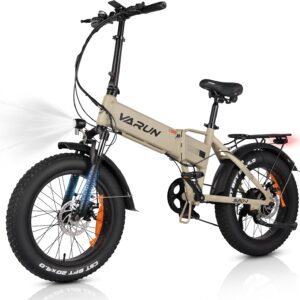 VARUN Velo Electrique, 20"*4.0" Fat Tire Vélo Électrique Pliable