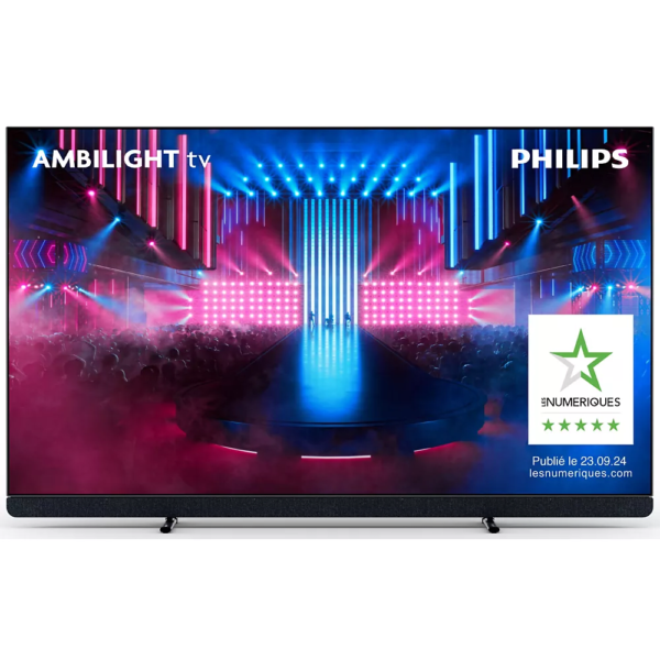 TV OLED Philips 65OLED909 Meta Ambilight Son B&W 2024