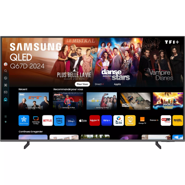 TV QLED Samsung TQ43Q67D 4K UHD AI Smart TV 2024